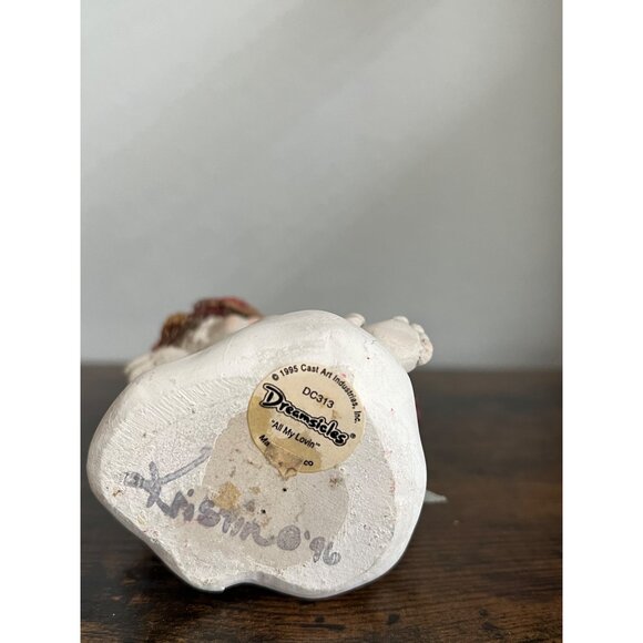 Vintage Dreamsicle Cherub Angel Figurines Set of 3 - Picture 4 of 6